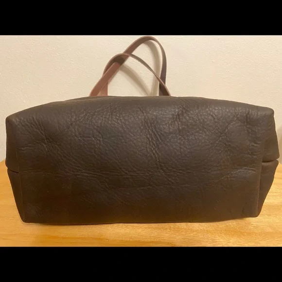NWT Go Forth Goods Mocha Small Avery Tote Bag - Picture 7 of 10